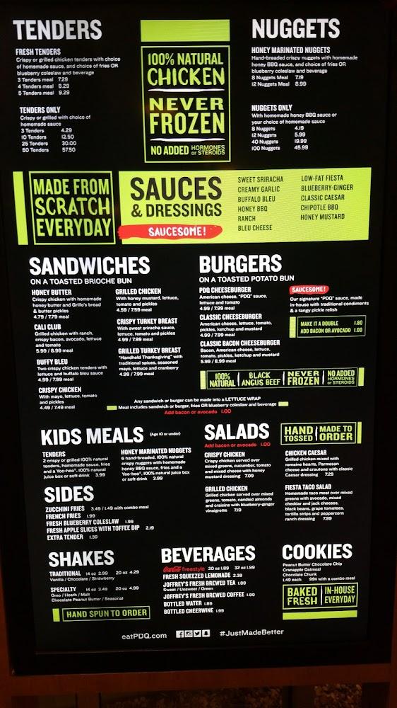 PDQ Jacksonville: Julington Creek Menu image 3